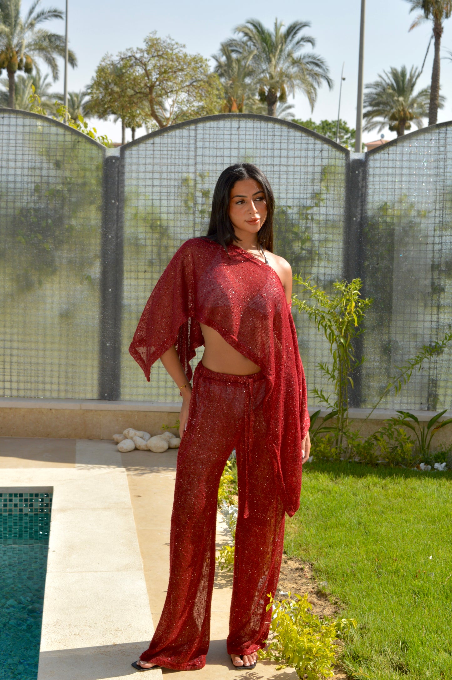 Lustre Set - Burgundy
